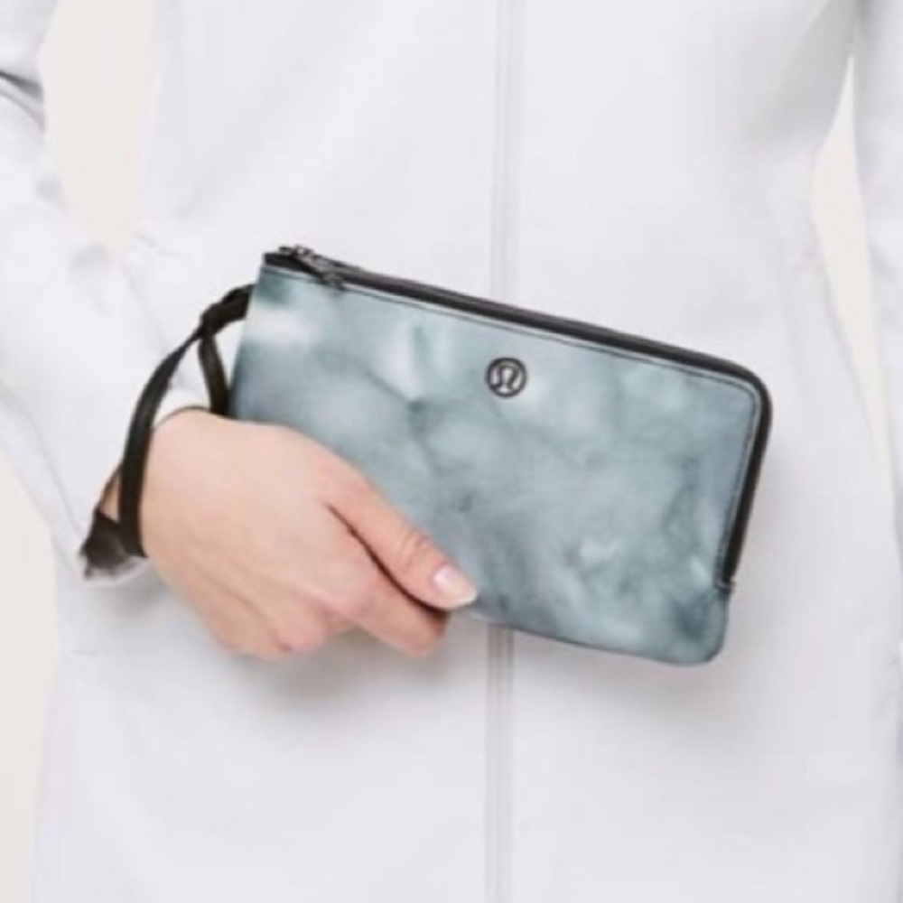 Lululemon Double Up Pouch Spray Dye Grey Multi